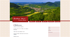 Desktop Screenshot of gasthaus-loewen.net