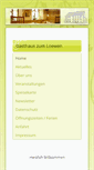 Mobile Screenshot of gasthaus-loewen.de